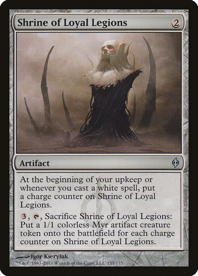 Shrine of Loyal Legions [New Phyrexia] | Dragon's Lair Comics and Fantasy Houston TX