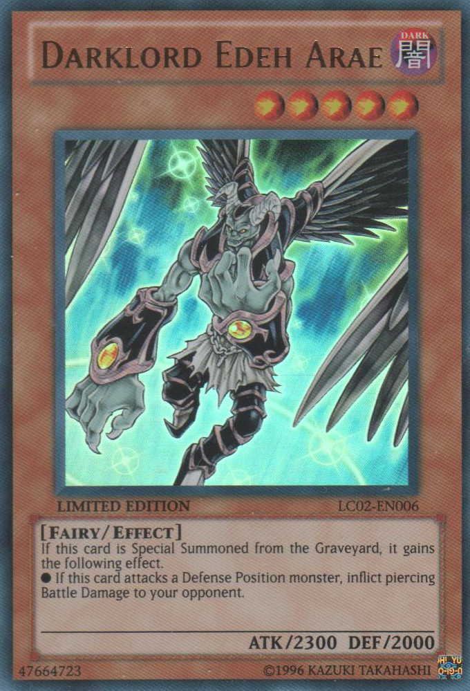 Darklord Edeh Arae [LC02-EN006] Ultra Rare | Dragon's Lair Comics and Fantasy Houston TX
