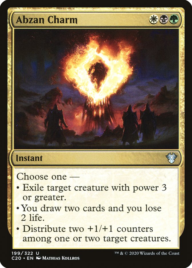 Abzan Charm [Commander 2020] | Dragon's Lair Comics and Fantasy Houston TX