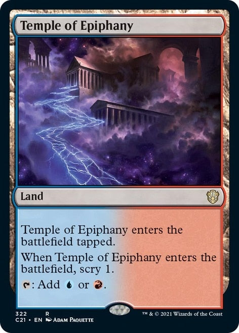 Temple of Epiphany [Commander 2021] | Dragon's Lair Comics and Fantasy Houston TX
