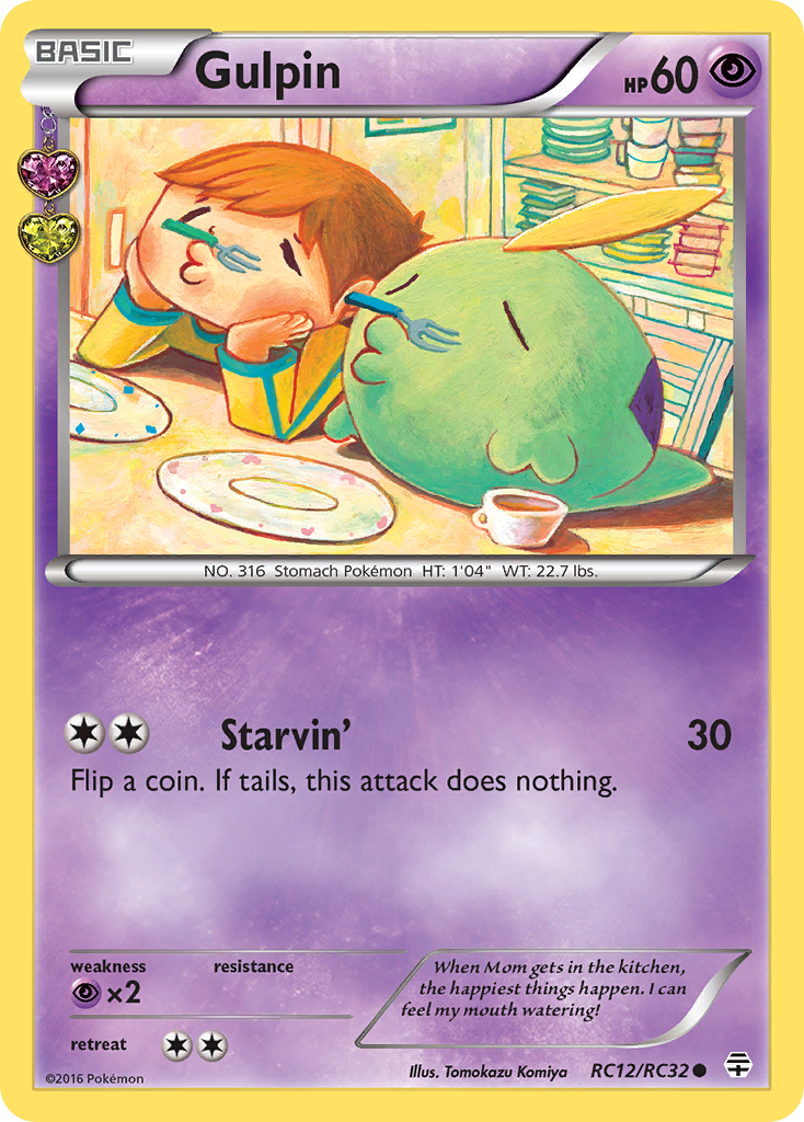 Gulpin (RC12/RC32) [XY: Generations] | Dragon's Lair Comics and Fantasy Houston TX