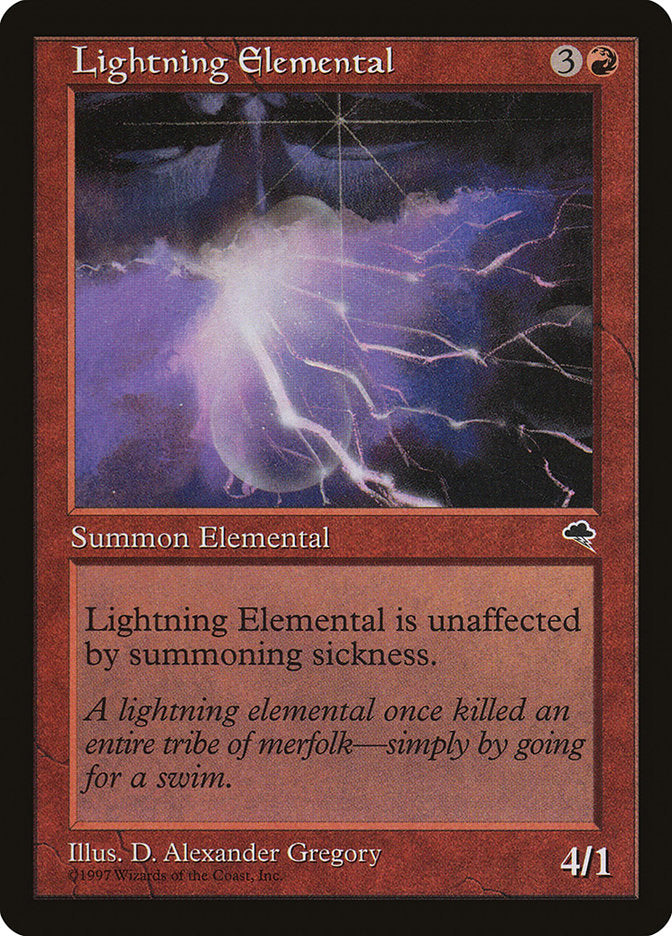 Lightning Elemental [Tempest] | Dragon's Lair Comics and Fantasy Houston TX