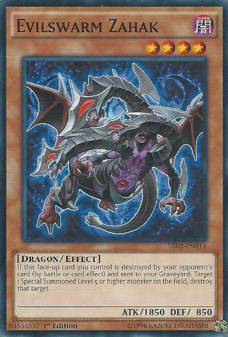 Evilswarm Zahak [SR02-EN014] Common | Dragon's Lair Comics and Fantasy Houston TX