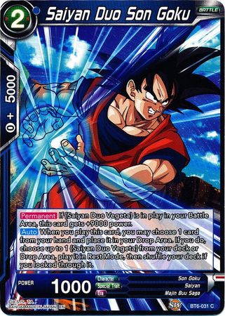 Saiyan Duo Son Goku (BT6-031) [Destroyer Kings] | Dragon's Lair Comics and Fantasy Houston TX