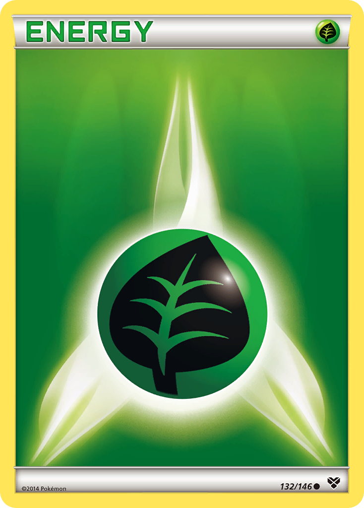 Grass Energy (132/146) [XY: Base Set] | Dragon's Lair Comics and Fantasy Houston TX