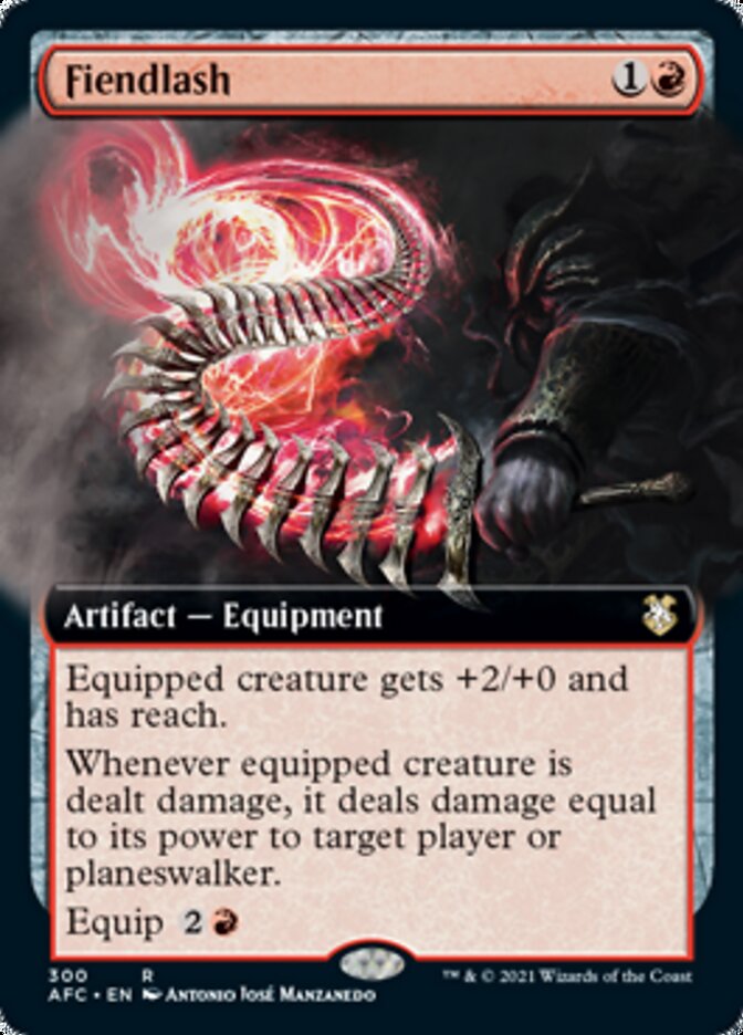 Fiendlash (Extended Art) [Dungeons & Dragons: Adventures in the Forgotten Realms Commander] | Dragon's Lair Comics and Fantasy Houston TX