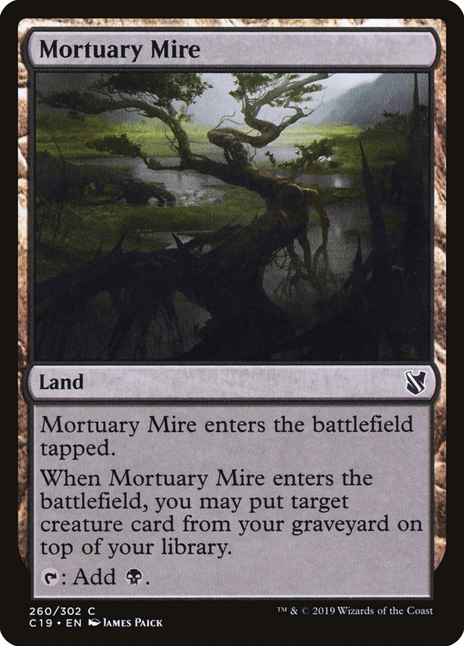 Mortuary Mire [Commander 2019] | Dragon's Lair Comics and Fantasy Houston TX
