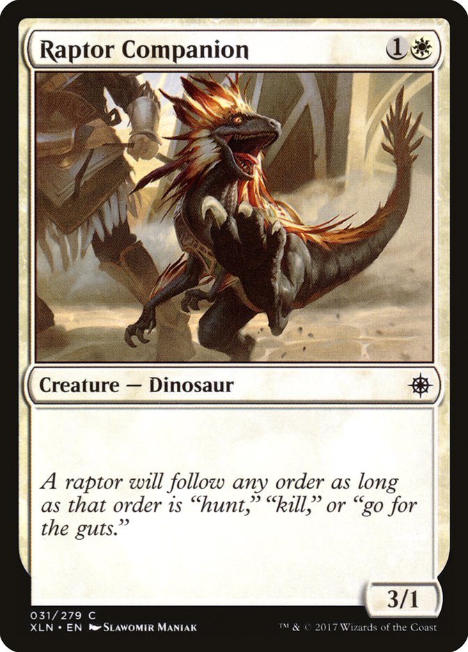 Raptor Companion [Ixalan] | Dragon's Lair Comics and Fantasy Houston TX
