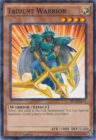 Trident Warrior [BP03-EN075] Shatterfoil Rare | Dragon's Lair Comics and Fantasy Houston TX