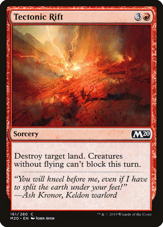 Tectonic Rift [Core Set 2020] | Dragon's Lair Comics and Fantasy Houston TX