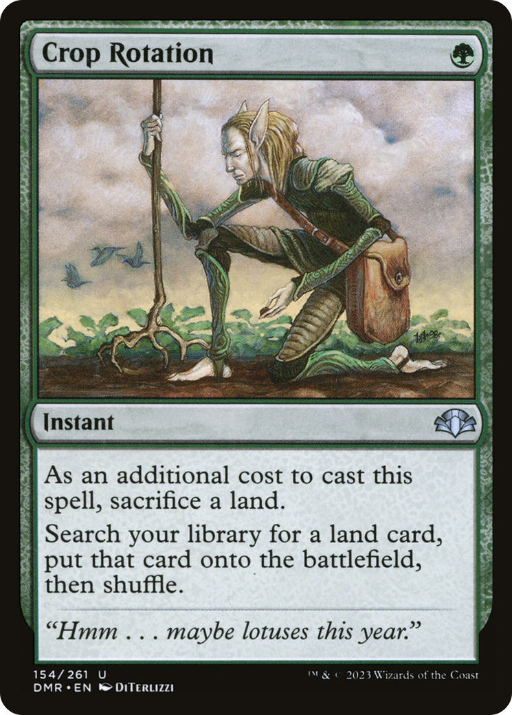 Crop Rotation [Dominaria Remastered] | Dragon's Lair Comics and Fantasy Houston TX