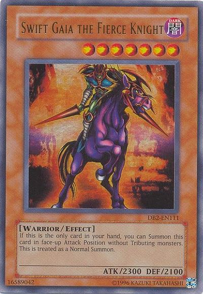 Swift Gaia the Fierce Knight [DB2-EN111] Ultra Rare | Dragon's Lair Comics and Fantasy Houston TX