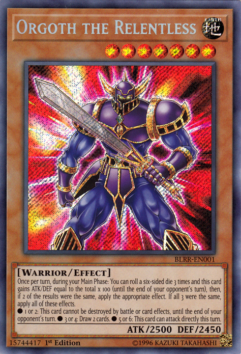 Orgoth the Relentless [BLRR-EN001] Secret Rare | Dragon's Lair Comics and Fantasy Houston TX