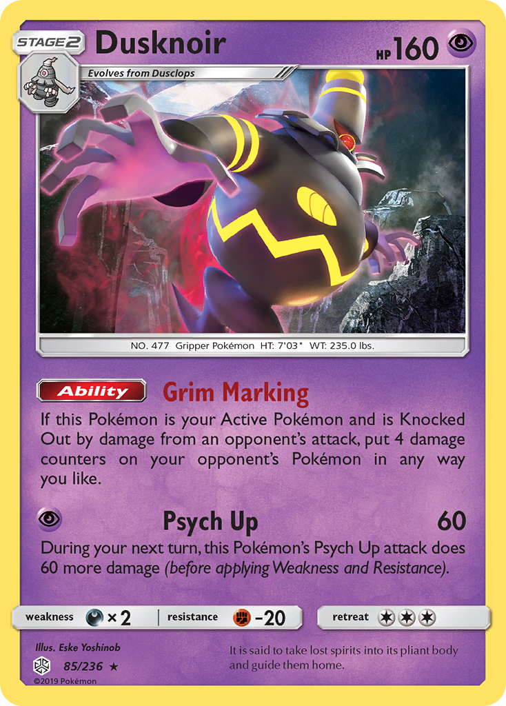 Dusknoir (85/236) [Sun & Moon: Cosmic Eclipse] | Dragon's Lair Comics and Fantasy Houston TX