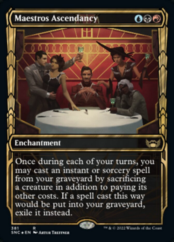 Maestros Ascendancy (Showcase Golden Age Gilded Foil) [Streets of New Capenna] | Dragon's Lair Comics and Fantasy Houston TX