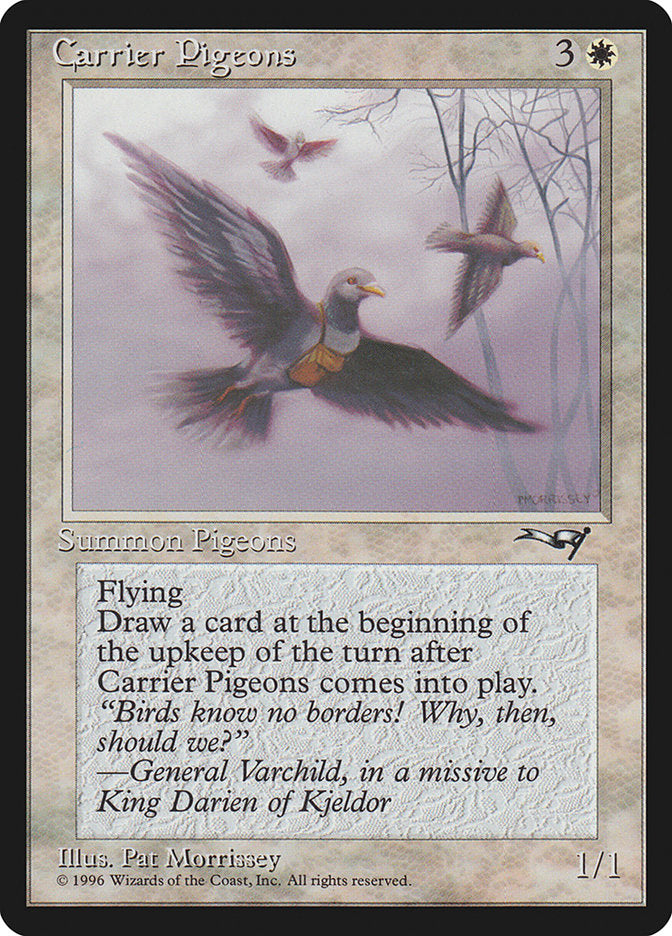 Carrier Pigeons (Flying Art) [Alliances] | Dragon's Lair Comics and Fantasy Houston TX