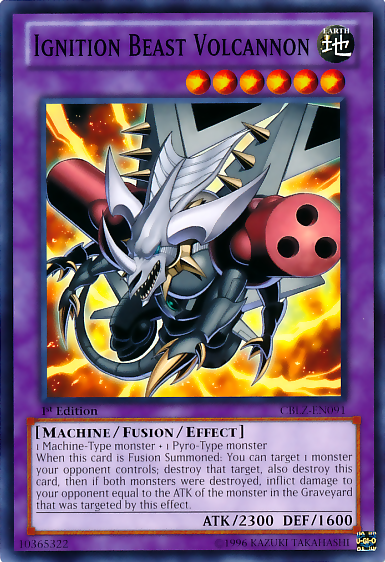 Ignition Beast Volcannon [CBLZ-EN091] Common | Dragon's Lair Comics and Fantasy Houston TX