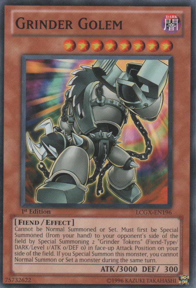 Grinder Golem [LCGX-EN196] Common | Dragon's Lair Comics and Fantasy Houston TX