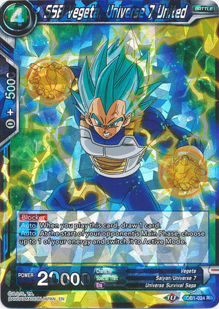SSB Vegeta, Universe 7 United (DB1-024) [Dragon Brawl] | Dragon's Lair Comics and Fantasy Houston TX