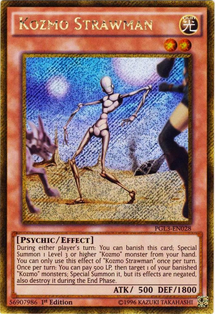 Kozmo Strawman [PGL3-EN028] Gold Secret Rare | Dragon's Lair Comics and Fantasy Houston TX