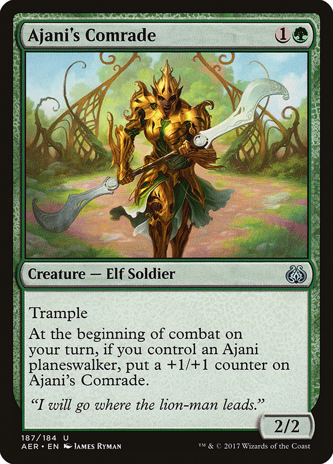 Ajani's Comrade [Aether Revolt] | Dragon's Lair Comics and Fantasy Houston TX