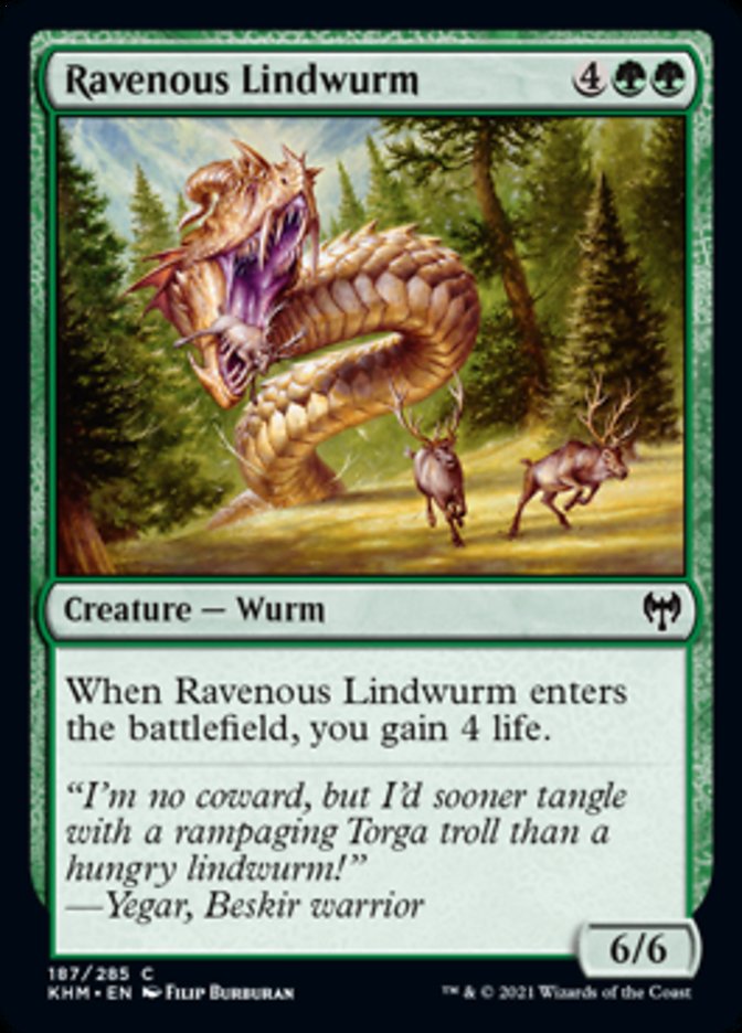Ravenous Lindwurm [Kaldheim] | Dragon's Lair Comics and Fantasy Houston TX