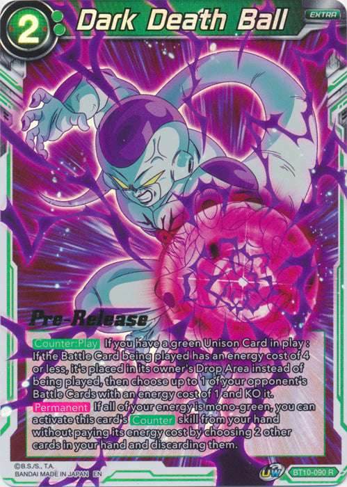 Dark Death Ball (BT10-090) [Rise of the Unison Warrior Prerelease Promos] | Dragon's Lair Comics and Fantasy Houston TX