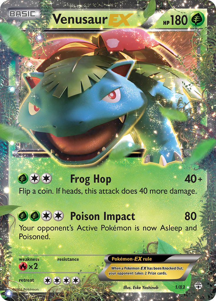 Venusaur EX (1/83) [XY: Generations] | Dragon's Lair Comics and Fantasy Houston TX