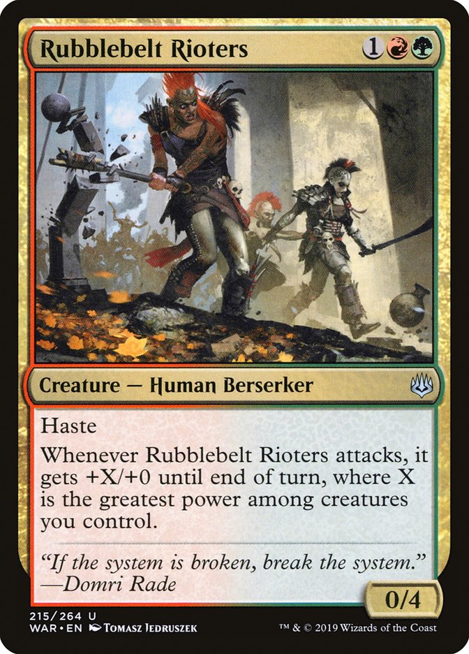 Rubblebelt Rioters [War of the Spark] | Dragon's Lair Comics and Fantasy Houston TX
