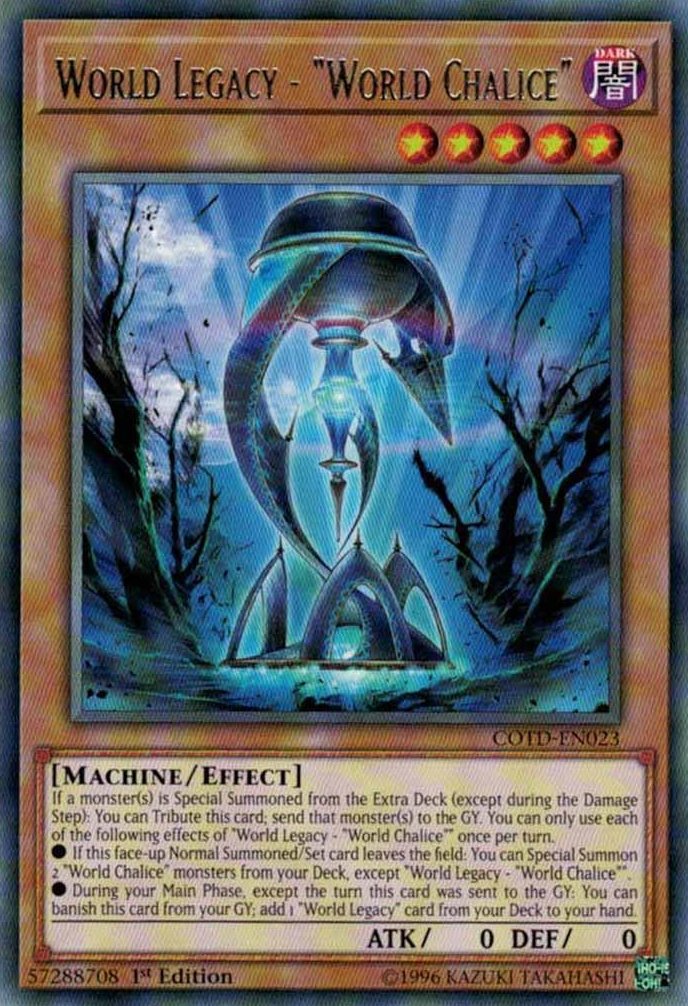 World Legacy - "World Chalice" [COTD-EN023] Rare | Dragon's Lair Comics and Fantasy Houston TX