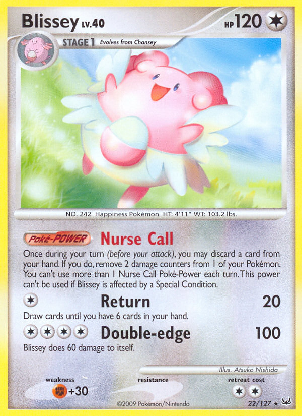 Blissey (22/127) [Platinum: Base Set] | Dragon's Lair Comics and Fantasy Houston TX