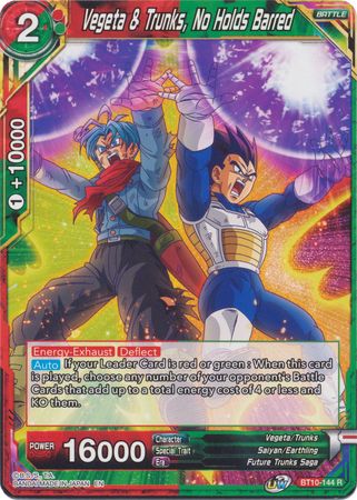 Vegeta & Trunks, No Holds Barred (BT10-144) [Revision Pack 2020] | Dragon's Lair Comics and Fantasy Houston TX