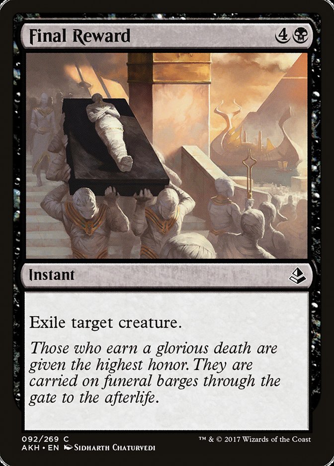 Final Reward [Amonkhet] | Dragon's Lair Comics and Fantasy Houston TX