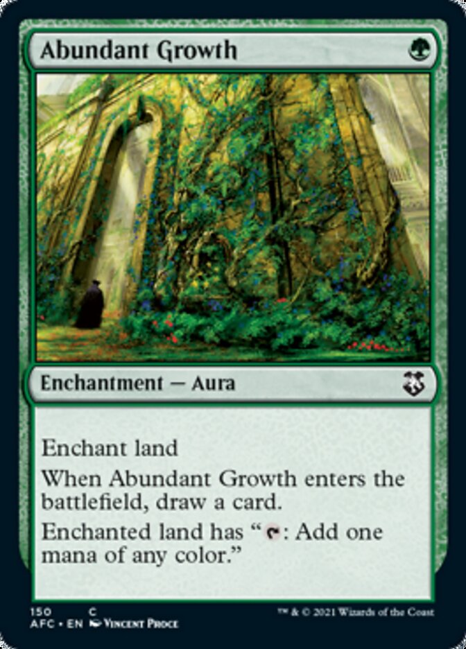 Abundant Growth [Dungeons & Dragons: Adventures in the Forgotten Realms Commander] | Dragon's Lair Comics and Fantasy Houston TX