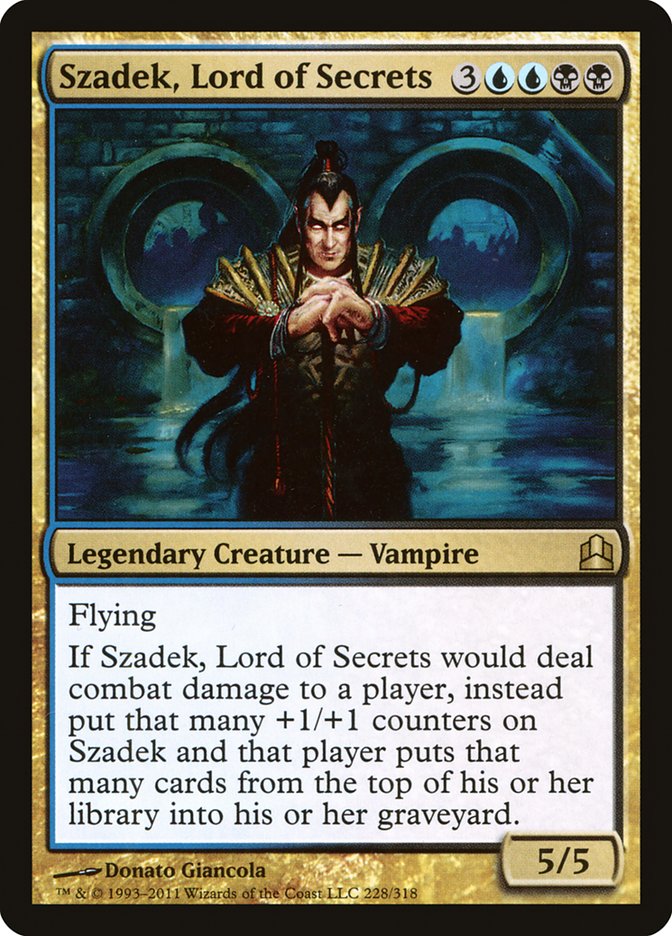 Szadek, Lord of Secrets [Commander 2011] | Dragon's Lair Comics and Fantasy Houston TX