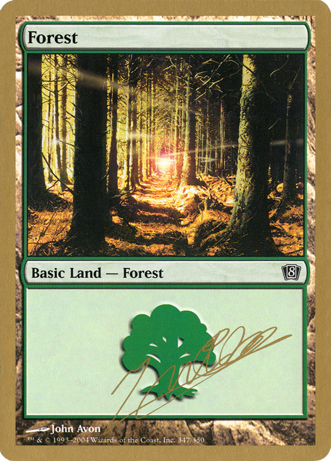 Forest (jn347) (Julien Nuijten) [World Championship Decks 2004] | Dragon's Lair Comics and Fantasy Houston TX