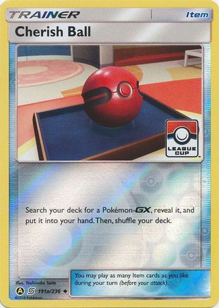 Cherish Ball (191a/236) (League Promo) [Sun & Moon: Unified Minds] | Dragon's Lair Comics and Fantasy Houston TX