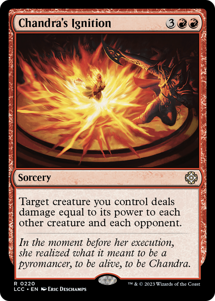 Chandra's Ignition [The Lost Caverns of Ixalan Commander] | Dragon's Lair Comics and Fantasy Houston TX
