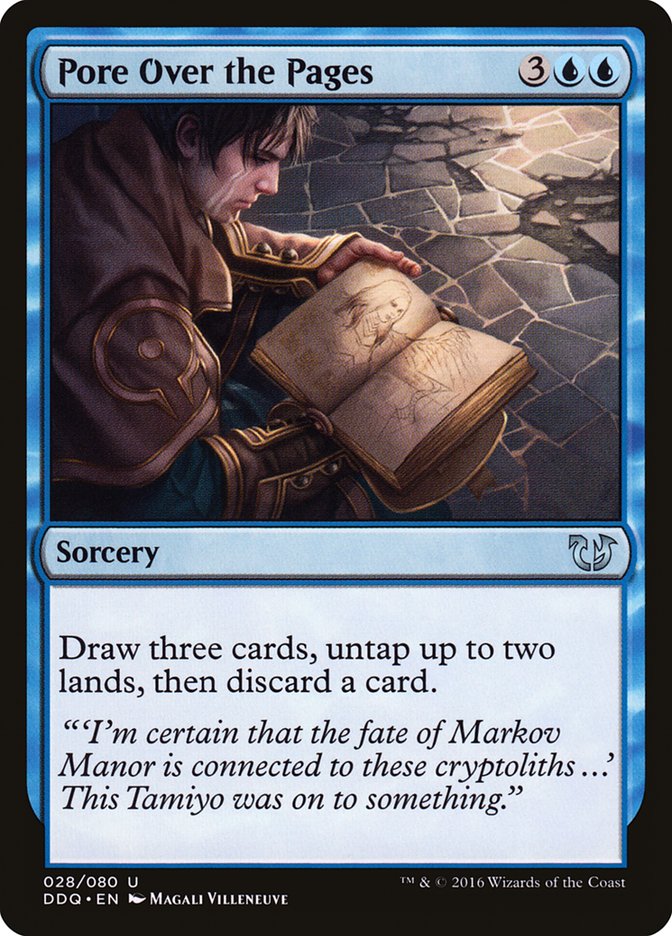 Pore Over the Pages [Duel Decks: Blessed vs. Cursed] | Dragon's Lair Comics and Fantasy Houston TX