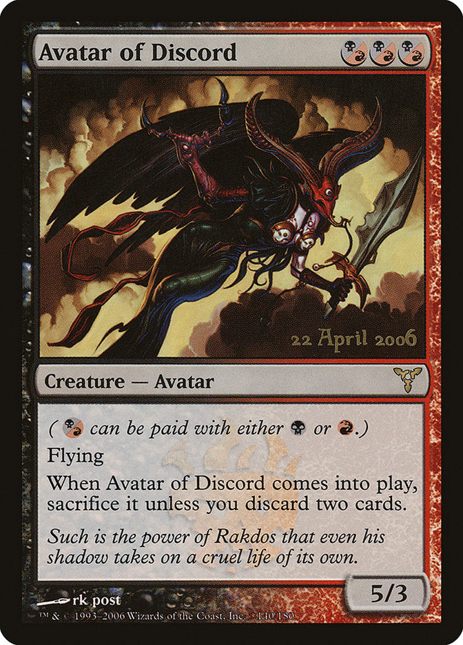 Avatar of Discord [Dissension Promos] | Dragon's Lair Comics and Fantasy Houston TX