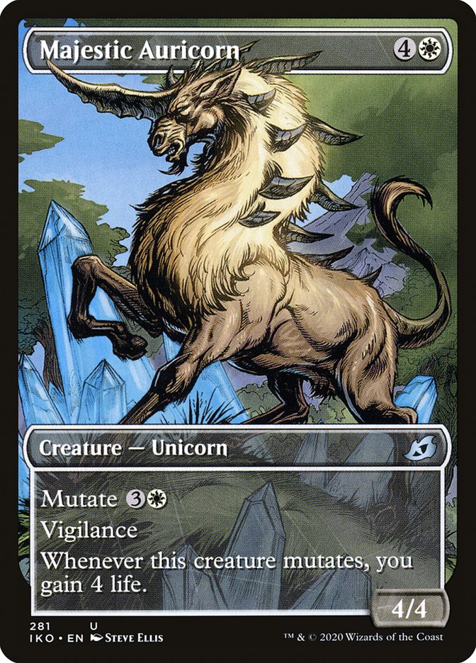 Majestic Auricorn (Showcase) [Ikoria: Lair of Behemoths] | Dragon's Lair Comics and Fantasy Houston TX