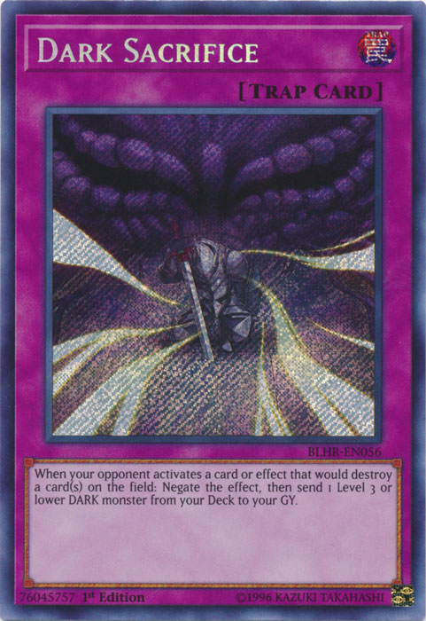 Dark Sacrifice [BLHR-EN056] Secret Rare | Dragon's Lair Comics and Fantasy Houston TX
