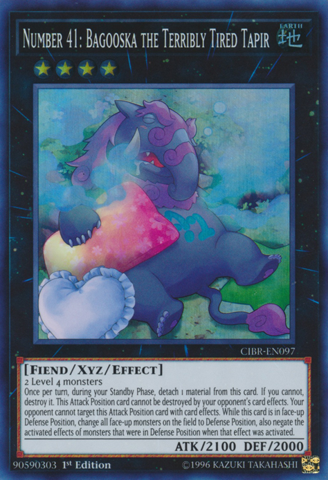 Number 41: Bagooska the Terribly Tired Tapir [CIBR-EN097] Super Rare | Dragon's Lair Comics and Fantasy Houston TX