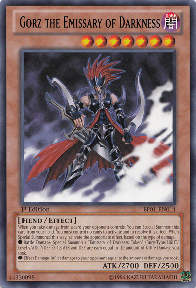 Gorz the Emissary of Darkness [BP01-EN014] Rare | Dragon's Lair Comics and Fantasy Houston TX