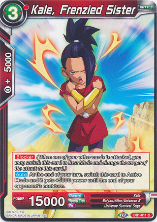 Kale, Frenzied Sister (DB1-011) [Dragon Brawl] | Dragon's Lair Comics and Fantasy Houston TX