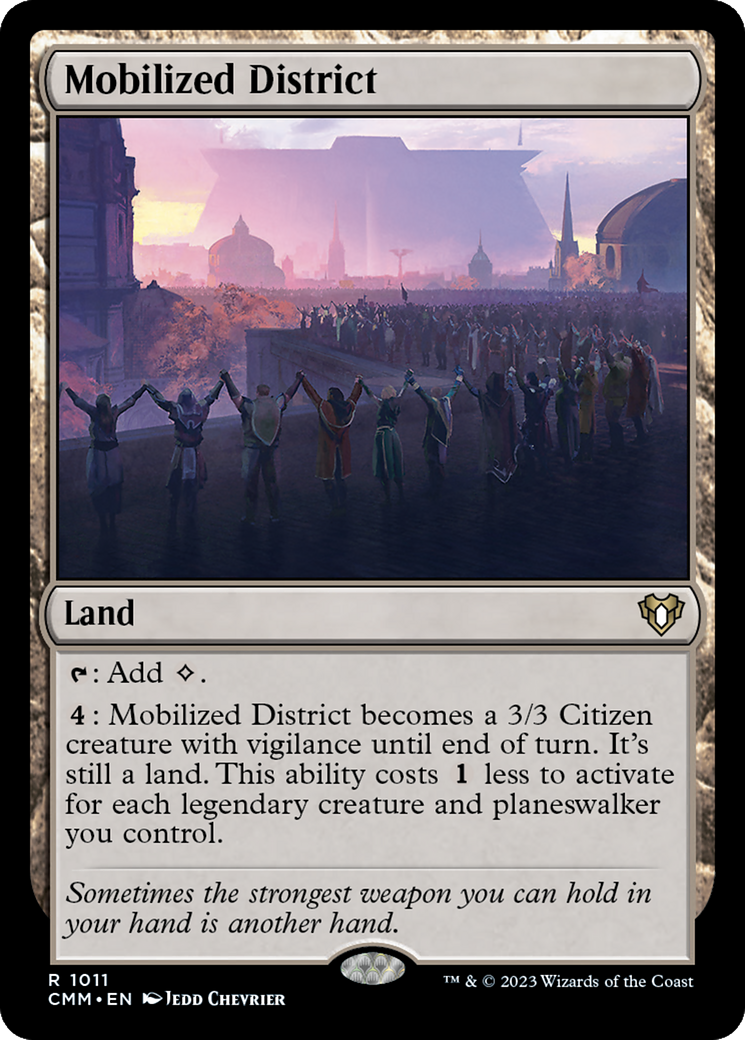 Mobilized District [Commander Masters] | Dragon's Lair Comics and Fantasy Houston TX