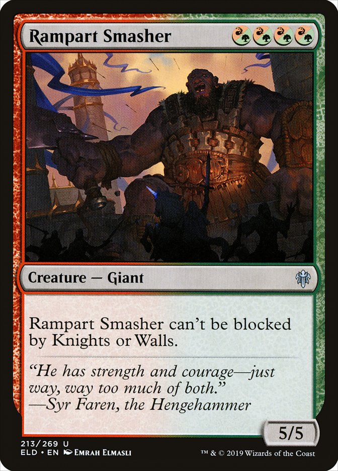 Rampart Smasher [Throne of Eldraine] | Dragon's Lair Comics and Fantasy Houston TX