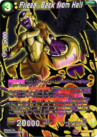 Frieza, Back from Hell (SPR) (BT5-091) [Miraculous Revival] | Dragon's Lair Comics and Fantasy Houston TX
