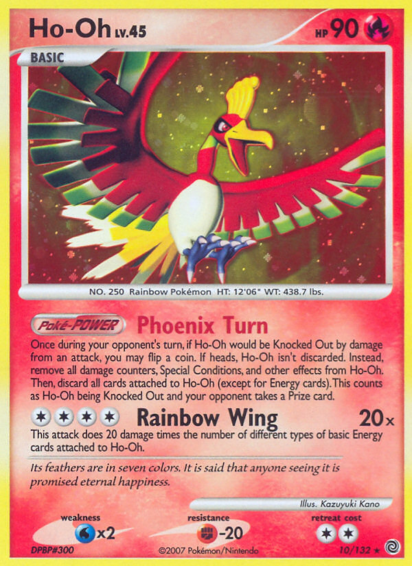 Ho-Oh (10/132) [Diamond & Pearl: Secret Wonders] | Dragon's Lair Comics and Fantasy Houston TX