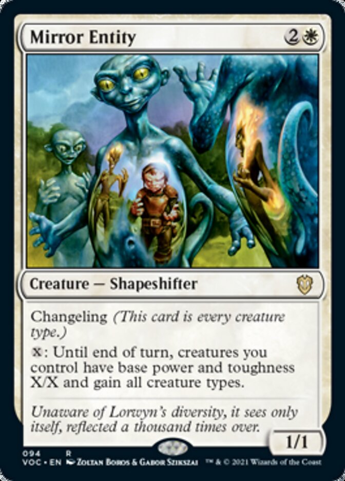 Mirror Entity [Innistrad: Crimson Vow Commander] | Dragon's Lair Comics and Fantasy Houston TX